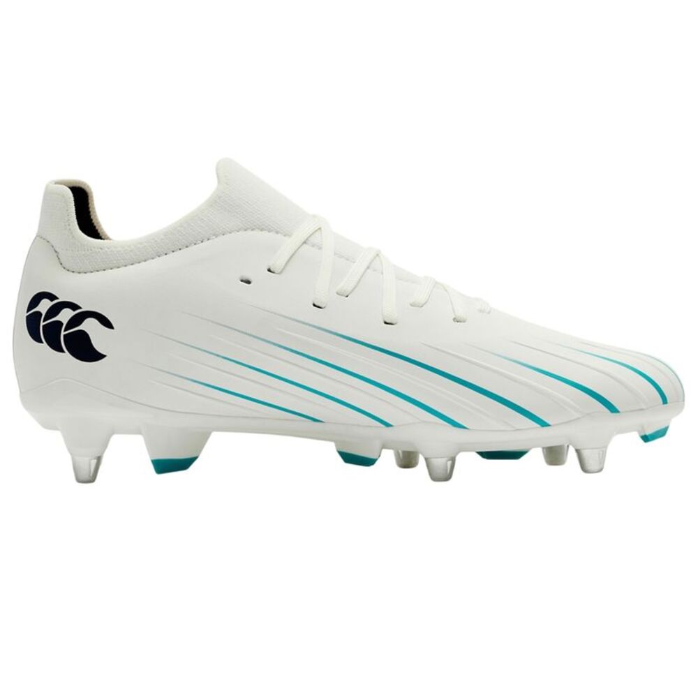 Canterbury Unisex Adult Speed Falcon Pro 2.0 Soft Ground Rugby Boots / White